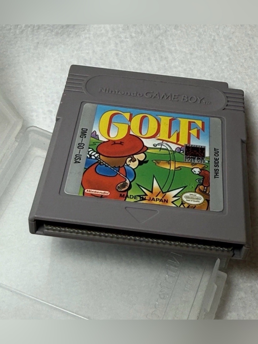 Retro Nintendo Game Boy Golf Authentic Game In Case - Tested